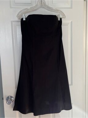 GAP Strapless Black A‑Line Dress